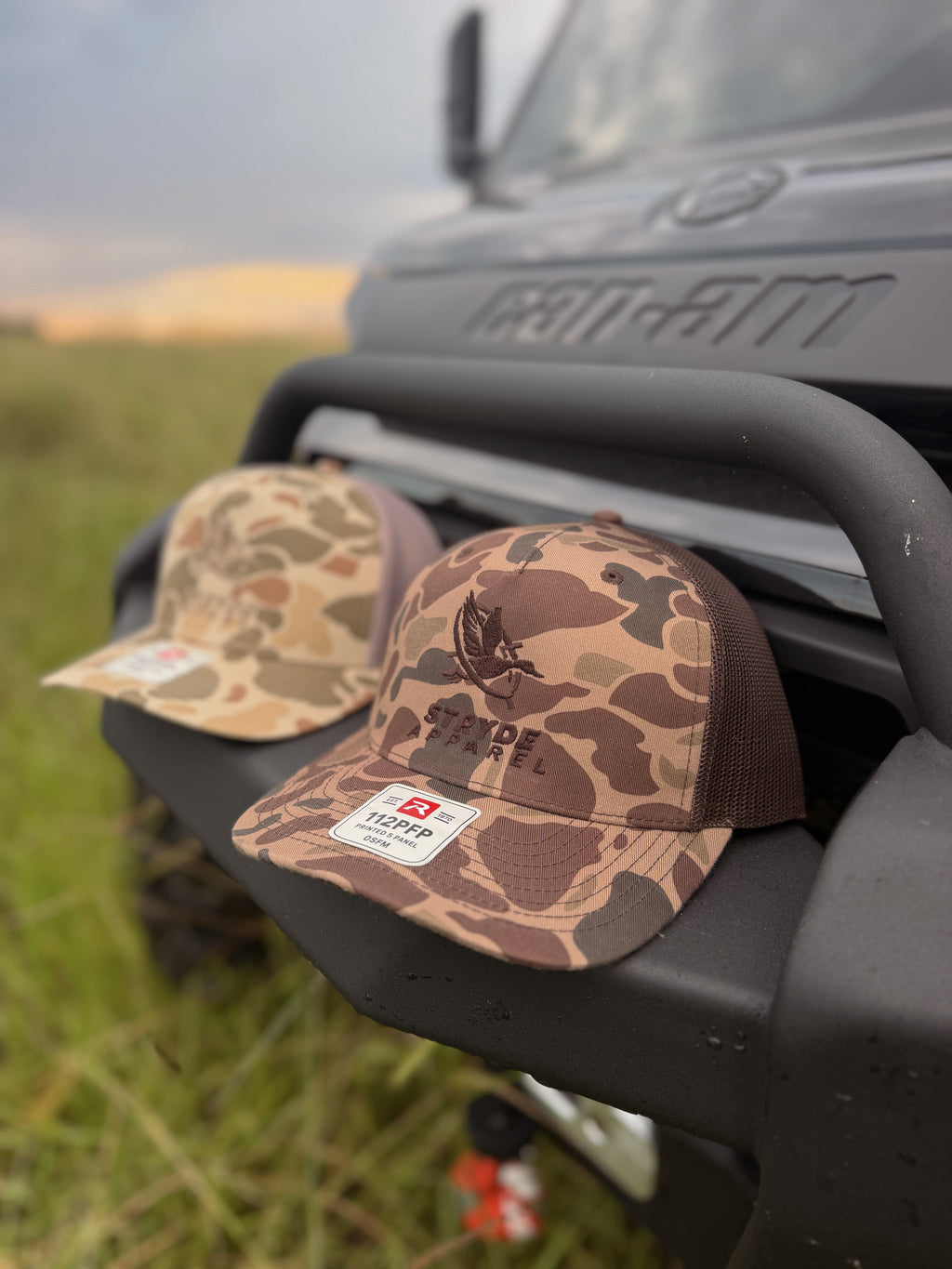 Richardson 112 bark duck camo hat